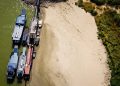 Droogte duwt IJsselmeer onder zomerse ondergrens
